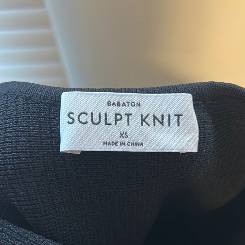 Babaton Sculpt Ribbed Knit Tube Dress